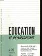 EDUCATION ET DEVELOPPEMENT N°20. COLLECTIF