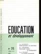 EDUCATION ET DEVELOPPEMENT N°35. COLLECTIF