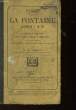 FABLES DE LA FONTAINE LIVRE I A VI. LA FONTAINE