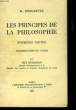 LES PRINCIPES DE LA PHILOSOPHIE - PREMIERE PARTIE. DESCARTES R.