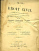 PRECIS DE DROIT CIVIL - TOME PREMIER. COLLECTIF