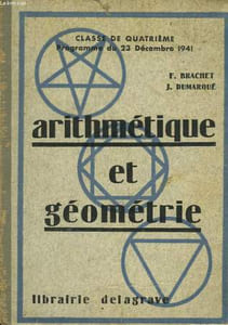 ARTITHMETIQUE ET GEOMETRIE - CLASSE DE 4°