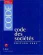 CODE DES SOCIETES 2003. COLLECTIF