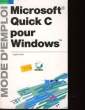 QUICK C POUR WINDOWS. KAIN EUGENE