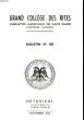 GRAND COLLEGE DES RITES - N°80. COLLECTIF