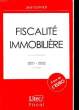 FISCALITE IMMOBILIERE. SCHMIDT JEAN