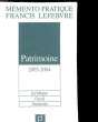 PATRIMOINE 2003-2004. COLLECTIF