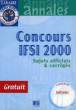 CONCOURS IFSI 2000. COLLECTIF
