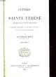 LETTRES DE SAINTE TERESE - TOME PREMIER. SAINTE TERESE