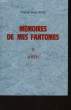 MEMOIRES DE MES FANTOMES - II JOHN. BOST CHARLES MARC