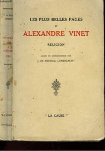 LES PLUS BELLES PAGES D'ALEXANDRE VINET