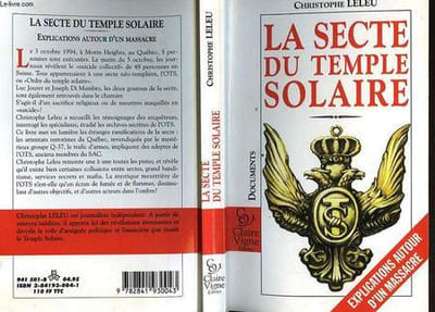 LA SECTE DU TEMPLE SOLAIRE