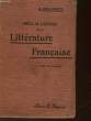 PRECIS DE L'HISTOIRE DE LA LITTERATURE FRANCAISE. PELLISSIER GEORGES