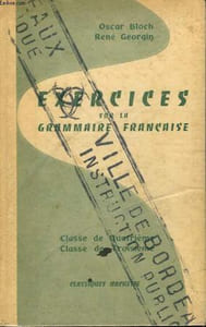 EXERCICES SUR LA GRAMMAIRE FRANCAISE - CLASSE DE 4° ET DE 3°