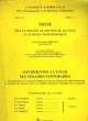 THESE POUR LE DIPLOME DE DOCTEUR DE 3° CYCLE EN SCIENCE ODONTOLOGIQUES. CONSTANT DANIEL