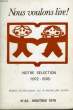 NOUS VOULONS LIRE! - N°26 - NOTRE SELECTION 1972-1978. COLLECTIF