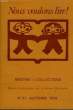 NOUS VOULONS LIRE! - N°31 - RENTREE - COLLECTIONS. COLLECTIF