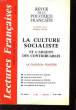 REVUE DE LA POLITIQUE FRANCAISE - MENSUEL N°324 - LA CULTURE SOCIALISTE ET L'ARGENT DES CONTRIBUABLES. COLLECTIF