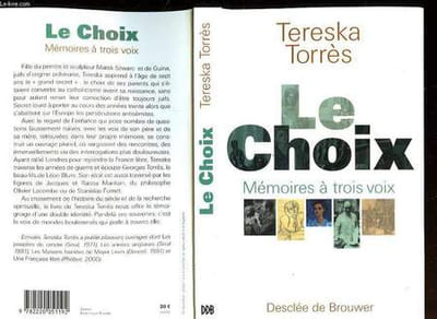 LE CHOIX - MEMOIRES A TROIS VOIX