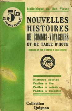 NOUVELLES HISTOIRES DE COMMIS-VOYAGEURS ET TABLE D'HOTE. BEAUVAIS JEAN DE