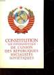 CONSTITUTION - LOI FONDAMENTALE - DE L'UNION DES REPUBLIQUES SOCIALISTE SOVIETIQUES. COLLECTIF