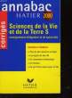 ANNABAC - CORRIGES - SCIENCES DE LA VIE ET DE LA TERRE S. BERGERON JACQUES