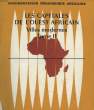 LES CAPITALES DE L'OUEST AFRICAIN - VILLES MODERNES TOME II. DESIRE-VUILLEMIN GENEVIEVE