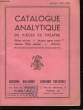 CATALOGUE ANALYTIQUE DES PIECES DE THEATRE - SAISON 1957 - 1958. COLLECTIF