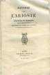 SATIRES DE L'ARIOSTE. NON PRECISE