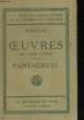 OEUVRES - TOME 3° ET DERNIER - PANTAGRUEL. RABELAIS