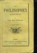 LES PHILOSOPHES CONVERTIS - ETUDES DES MOEURS AU XIX° SIECLE. BUSSY M. CH. DE