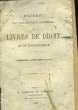 ESTRAIT DU CATALOGUE GENERAL DE LIVRES DE DROIT ET DE JURISPRUDENCE. NON PRECISE