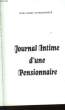 JOURNAL INTIME D'UN PENSIONNAIRE. HARDY LINDA