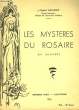 LES MYSTERES DU ROSAIRE EN SONNETS. ESCUDEY J. GABRIEL