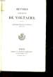 OEUVRES COMPLETES DE VOLTAIRE - CORRESPONDANCE GENERALE TOME 8. VOLTAIRE