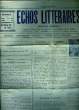 ECHO LITTERAIRES N°118. COLLECTIF