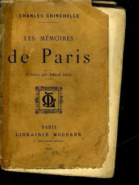 LES MEMOIRES DE PARIS. CHINCHOLLE CHARLES