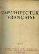 L'ARCHITECTURE FRANCAISE - N°71-72. COLLECTIF
