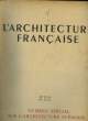 L'ARCHITECTURE FRANCAISE - N°75-76. COLLECTIF