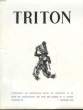 TRITON - FASCICULE N°20. COLLECTIF
