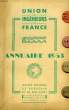 UNION DES INGENIEURS DE FRANCE - ANNURAIRE 1953. COLLECTIF