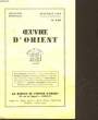 OEUVRES D'ORIENT - N&deg;518. COLLECTIF