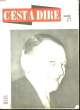 C'EST-A-DIRE - NOVEMBRE 1956 N°1. COLLECTIF