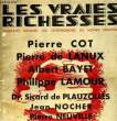 LES VRAIES RICHESSES - MAI-JUIN 39. COLLECTIF