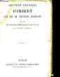OEUVRES CHOISIES D'IMBERT ET DE M. DENNE-BARON. IMBERT J.