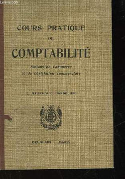 COURS PRATIQUE DE COMPTABILITE NOTIONS DE COMMERCE ET DE LEGISLATION COMMERCIALE. MAURE L. - CANDELIER C.