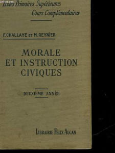 COURS DE MORALE ET INSTRUCTION CIVIQUE