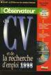 LE NOUVEL OBSERVATEUR DU CV ET DE LA RECHERCHE D'EMPLOI 1998. FLEURY PIERRE ERIC
