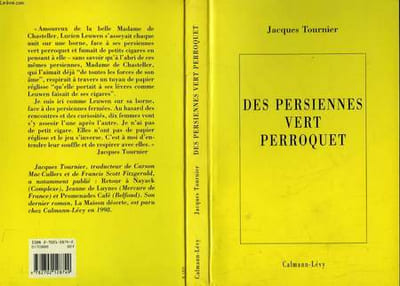DES PERSIENNES VERT PERROQUET