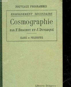 COSMOGRAPHIE - CLASSE DE PHILOSOPHIE